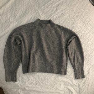 And Other Stories Cropped Grey Sweater